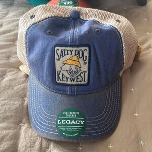 Legacy Blue and Tan Trucker Hat